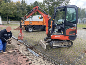 Setzen und Reparieren von Abwasserrinnen in Bamberg und Umgebung.